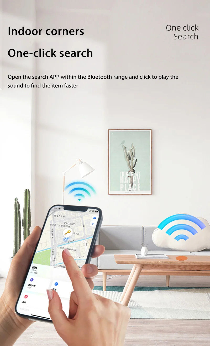 Xiaomi Mini GPS Tracker Bluetooth 5.0 Anti-Lost GPS Device Car Tracking For IOS Android Smart Finder Locator Accessory 2025