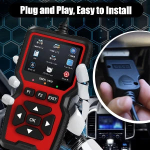 V519 OBD2 Live Data Scanner Professional Mechanical OBDII Diagnostic Code Reader Tool for Check Engine Light Read/Erase Codes