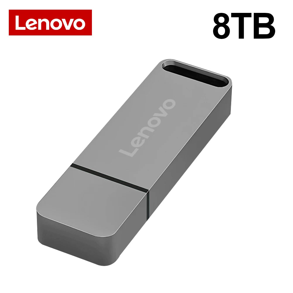 Lenovo 64TB USB Flash Drives USB3.2 Super High Speed Transfer PenDrive 16TB Portable Pen Drive Waterproof Memoria Usb Flash Disk