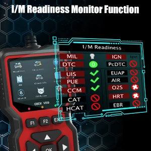 V519 OBD2 Live Data Scanner Professional Mechanical OBDII Diagnostic Code Reader Tool for Check Engine Light Read/Erase Codes