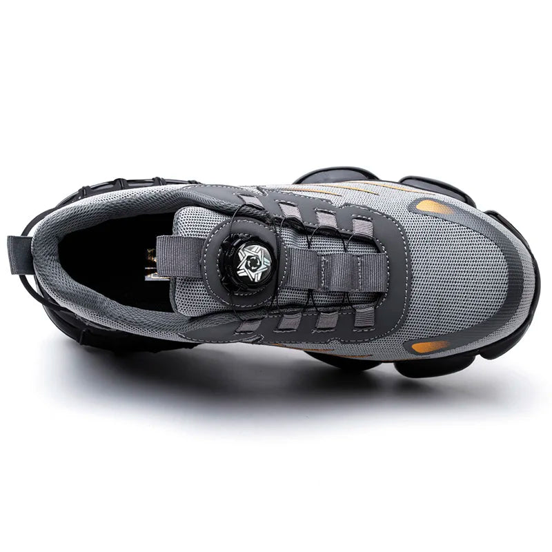 Indestructible Steel Toe Protective Safety Shoes Slip Resistant Abrasion Resistant Work Shoes Men Tough Comfortable Sneaker ﻿